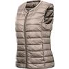 Peuignao Gilet Piumino Smanicato Donna Leggero Gilet Piuma Donna Giubbotto Giubbino Smanicato Donna Piumini Giacca Gilet Piumino Puffer Piume Senza Maniche Donna Invernali Down Vest Taglie Forti Caldo Cachi S