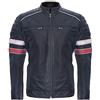 Infinity Leather Giacca da Moto da Uomo in Pelle Nera da Corsa M