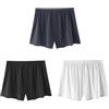 Generico 3PC Pantaloncini da notte da uomo, taglie grandi, da uomo, corti,sottili, il tempo libero, estivi, corti, leggeri, per il sonno, pantaloni da pigiama, taglie forti, estivi, in cotone#4i1