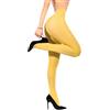 sofsy Collant Donna Giallo limone 40 Denari in Microfibra Opaca - M - Fascia Vita Rinforzata, Ideali per i Viaggi e l'Estate - Made in Italy