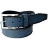 CHARRO C1248 Cintura Casual Uomo (girovita 105 cm, lungh. tot. cint. 120 cm, blu)