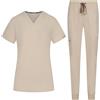 B-well NAOMI Divisa Sanitaria Donna Elastica | Uniforme Sanitaria Donna | Set con Casacca e Pantaloni Stile Jogger| Divise Sanitarie | con Spandex