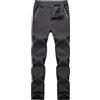 IQYU Pantaloni da neve da donna, impermeabili, per esterni, invernali, caldi, imbottiti, in pile, taglie grandi, con chiusura lampo, elasticizzati, da trekking, pantaloni termici, da snowboard, da sci