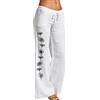 Chanpning Pantaloni Tuta Primaverili Cotone Donna Leggero Sportivi Pantaloni con Tasche Laterali Vita Alta Pantalone a Gamba Larga con Elastico In Vita Taglie Forti Eleganti Pantalone Trekking Lavoro Fitness