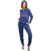 Pyrex Pigiama Lungo Donna in Cotone Jersey Art.PPD1200 Fucsia M