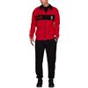 hermet Pigiama Homewear A.C. Milan in Morbido Pile, 100% Poliestere, Blusa Full Zip più Pantalone, Caldo, Pratico e Comodo, per Ragazzi, 10-16 Anni, Prodotto Ufficiale