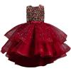 Generico 2025 - Vestito da Cerimonia Nuziale Ragazza di Fiore Abito da Cerimonia Nuziale Elegante Pizzo Battesimo Abito da Festa Abiti da Ragazza