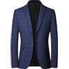 Generico Giacca da uomo sportiva, vestibilità normale Blazer, stile moderno, per uomo