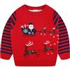 Fandecie Maglia Girocollo da Ragazzo Maglieria Sottogiacca a Maglia Maglione Invernale