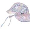 Mikk-line Cappello da Sole Neonato con Protezione Nuca | Leggero con Lacci | Cappellino Estivo Traspirante Elasticizzato