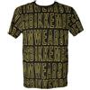 Dirk Bikkembergs T-Shirt Uomo Bikkembergs Maglietta Manica Corta Girocollo Puro Cotone con Stampa Articolo BKK25MTS06, Black, XL