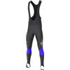 FDX Salopette da Ciclismo Thermodream da Uomo, Imbottitura 3D, Termica, Idrorepellente, Tessuto Super Roubaix, Antivento, Asciugatura Rapida, Pantaloni Invernali Bici, Leggings(Blue-2XL)