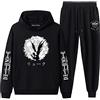 Aoligeinb Death Note Tuta Anime Costume Cosplay Ryuk Stampato Felpa con Cappuccio e Tuta Pantaloni Harajuku Abbigliamento Sportivo per Donna Uomo