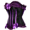 Hengzhifeng Bustino Corsetto Pirata Corsetti Halloween Donna Vintage (EUR 28-30,Viola)