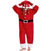 OLAOLA Tuta Intera Adulti Renna Pan di Zenzero Natalizia, Peluche Unisex Morbido per Carnevale, Natale, Halloween
