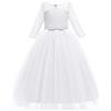 Generico Vestito Elegante da Ragazza Festa Cerimonia Matrimonio Damigella Donna Sposa Prima Comunione Battesimo Carnevale Cocktail Ballerina Prom Abiti Lunghi per Bambini Bambina Fiore Ragazze Vestito Costume