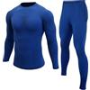 Pioneer Camp Set di biancheria intima termica da uomo, materiale traspirante e caldo, senza cuciture, perfetta vestibilità, biancheria intima da sci, adatto per diversi sport e tempo libero