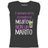 thedifferent New T-Shirt Donna Fiammata Mojito Non Marito Addio Nubilato Idea Regalo