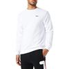 Fila Felpa da Uomo con Petto, Bianco, L