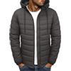 Lonya Giubbotto Invernale Uomo Piumino Leggero Termici Giubbino Casual Parka Idrorepellente Piumini Antivento Giacca Trapuntata con Cappuccio Rimovibile Autunno