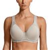 SYROKAN Reggiseno Sportivo Donna Sostegno Forte Edificio Grigio 3G