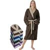 LEBENGOOD Accappatoio da Bagno Donna Uommo Spugna Morbida vestaglia Cotone