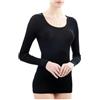 Liabel 3 Maglie Donna Manica Lunga Cotone Termico 2855/36 (IT, Testo, XXL, Regular, Regular, Nero)