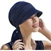 Christine headwear Cappello chemioterapia con Visiera e 37.5 Technology® Molto Traspirante (Marrone Beige)