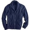 oneforus Cardigan con Collo Sciallato da Uomo Caldo Cardigan con Bottoni Stile Classico Grosso Invernale Caldo