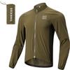 ROCKBROS Giacca Ciclismo Uomo Estate Antivento, Giacche Bici Pieghevole