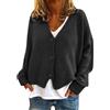 Mfhmom Cardigan Donna Oversize Lungo Scollo A V Lana Invernale Maglioncini Colori Sfumati Stampato Scozzese Leggera Maglia Elegante Autunno Norvegese Monopetto Golfino Con Bottoni Leggero Cappotto Giacche