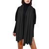 JOPHY & CO. Sciarpa Misto Cashmere Donna/Uomo (Nero)