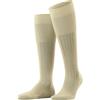 FALKE Milano M Kh cotone al ginocchio tinta unita 1 paio, Calzini lunghi Uomo, Beige Sand 4320, 47-48