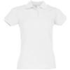 Fruit of the Loom, polo da donna a maniche corte, 65% poliestere/35% cotone White XXL