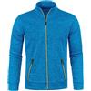 Fulidngzg Giacca Uomo Invernale in Pile con Colletto Eretto Cerniera S-5XL Maglione Caldo Elegante Casual Felpa Senze Cappuccio Leggero Primaverile per Lavoro Trekking Sportiva,Blu,M