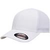 Flexfit Cappellino Aderente in Rete Trucker, Bianco, Taglia Unica