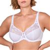 DELIMIRA Reggiseno Donna in Pizzo Taglie Forti Bianco 8E
