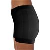 SOLIDEA Pantaloncini Donna Magic Panty Silhouette | Pantaloncini Corti Donna, Silver Wave, Pantaloncini Corti Donna Sportivi (Nero, 46)