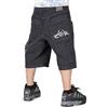 The blueskin Bermuda in Jeans Uomo Baggy Nero, Hip Hop, Rap e Skate Modello Graffito White W 30 IT 44
