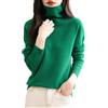 Chanyarn Maglione da Donna in 100% Lana Merino Leggero Collo Alto Lavorato a Maglia Senza Cuciture a Maniche Lunghe Tops