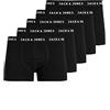 JACK & JONES - Mutande da uomo a pantaloncino stile boxer, confezione da 5 pezzi, XL