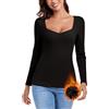 LEYSHE Maglia Termica Donna Intimo Termico Donna Invernale Sottogiacca Donna Maglia Donna Manica Lunga Maglia Maniche Lunghe Donna Sottogiacca