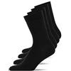 Snocks 4 Paia di Calze Spugna Uomo & Donna in Cotone Organico - Calze Uomo e Donna Sportivi Taglia 35-50 - Calzini Tennis Uomo Adatto ad Ogni Scarpe e ad Ogni Stile - Calze Palestra, Crossfit, Basket