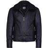 Infinity Leather Aviator Nero B3 Shearling Montone Bomber in Pelle Giacca Volante Pilota Uomo 3XL