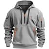 Generisch Felpa con cappuccio da uomo taglie forti, invernale, spessa, casual, hip hop, outdoor, con cappuccio personalizzato, con tasche con coulisse, giacca invernale da uomo, Gy1, 3XL