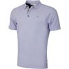 Calvin Klein Prep Campus Oxford Piqué - Polo da golf da uomo, Lilla, M