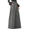 Generico Pantaloni Larghi Donna Eleganti a Palazzo - Vita Alta Elastico, Gamba Larga, Leggeri, Comodi con Tasche