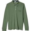 Coveri Polo Uomo Maniche Lunghe con Tasca Taschino 100% Cotone Classica M L XL XXL 3XL (IT, Testo, XXL, Regular, Regular, Verde)