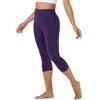 LAPASA Leggings Sportivi Capri Donna 3/4 L02A1/B1 - Pantaloni Yoga Vita Alta Elasticizzati Allenamento Corsa Spinning Palestra Fitness Zumba Push Up