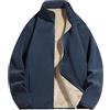 Jamron Unisex Donna Uomo Inverno Caldo Giacca Foderata Sherpa Felpa Pile Polare con Cerniera